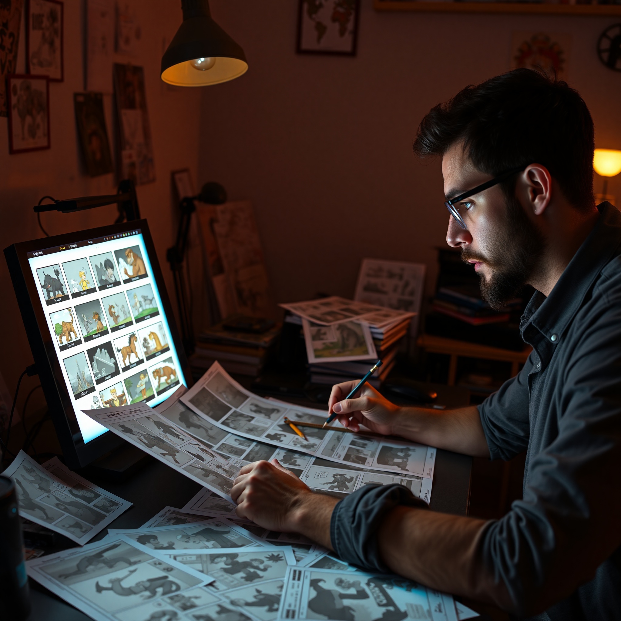 Demostración de técnicas de animación 2D frame-by-frame