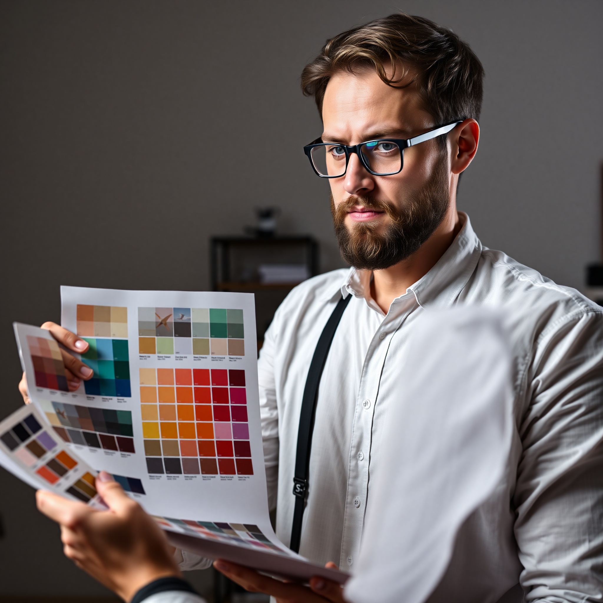 Artista mostrando paleta de colores profesional para videojuegos retro pixelados